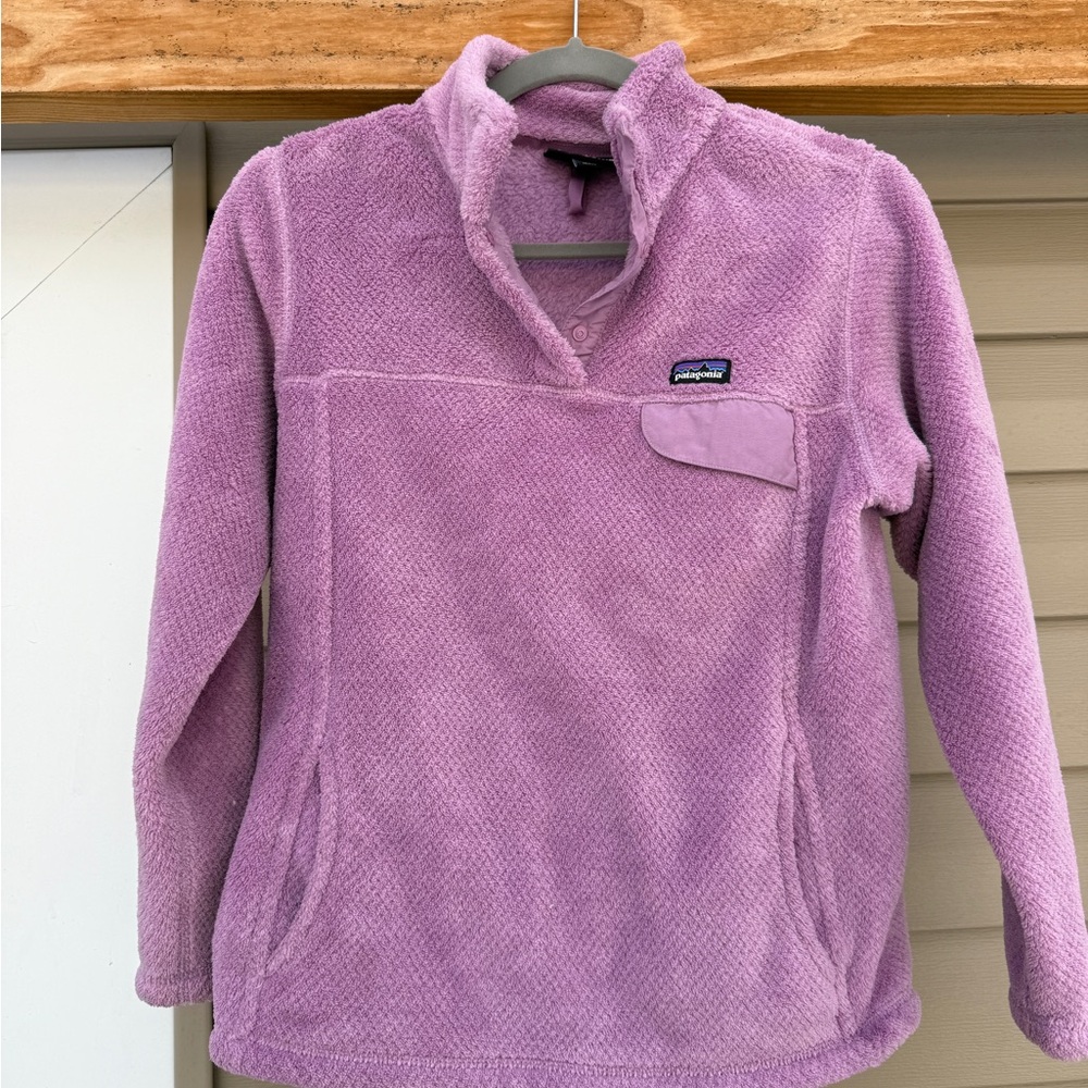 Patagonia Lavender Fleece Pullover